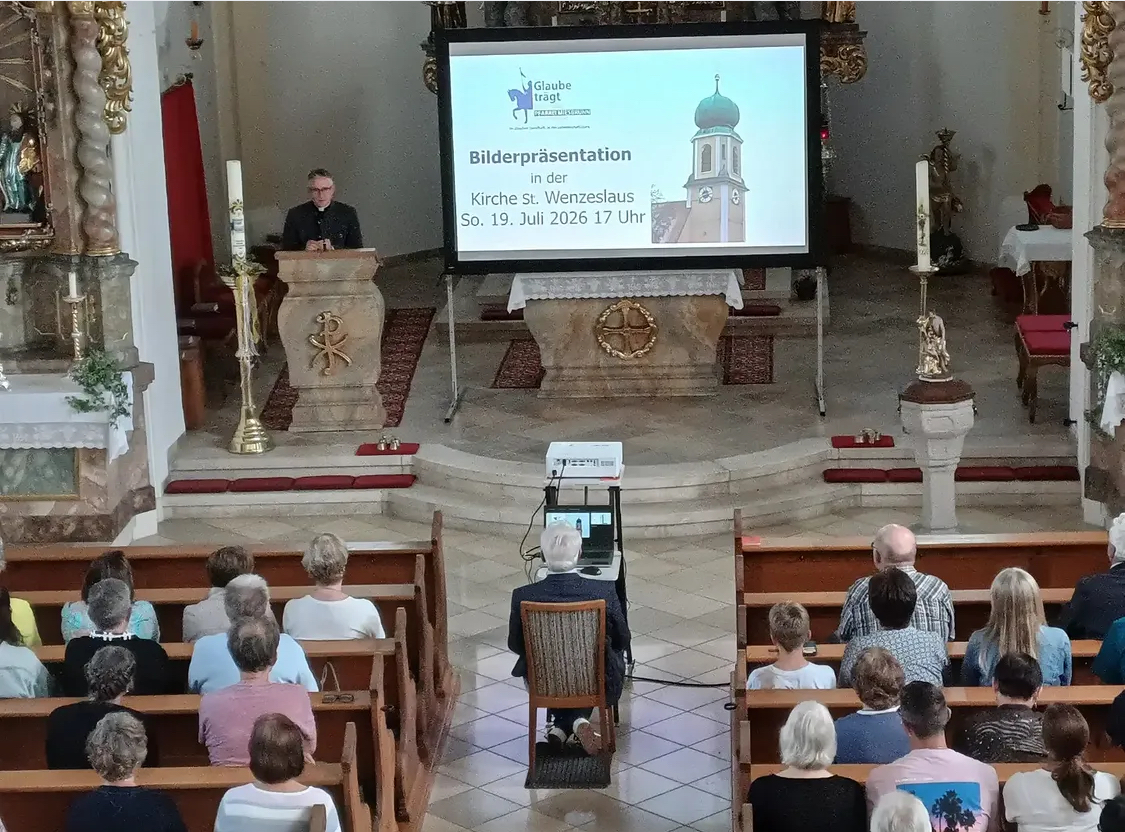 Bildervortrag "700 Jahre Pfarrei Miesbrunn"